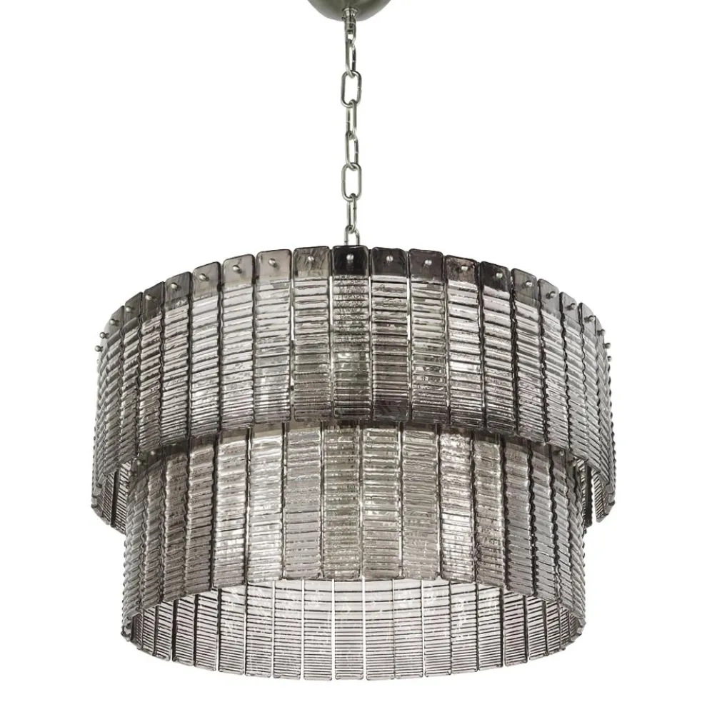 Moderne Hängelampe aus handgefertigtem Luxusglas Made in Italy - Valadier