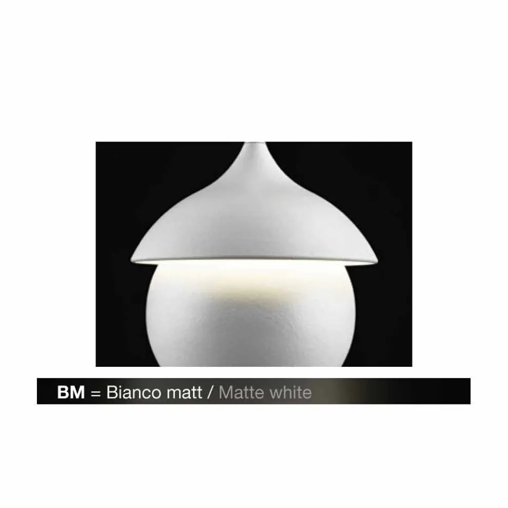 Moderne Hängeleuchte aus Keramik Gli Illustri 9 Aldo Bernardi