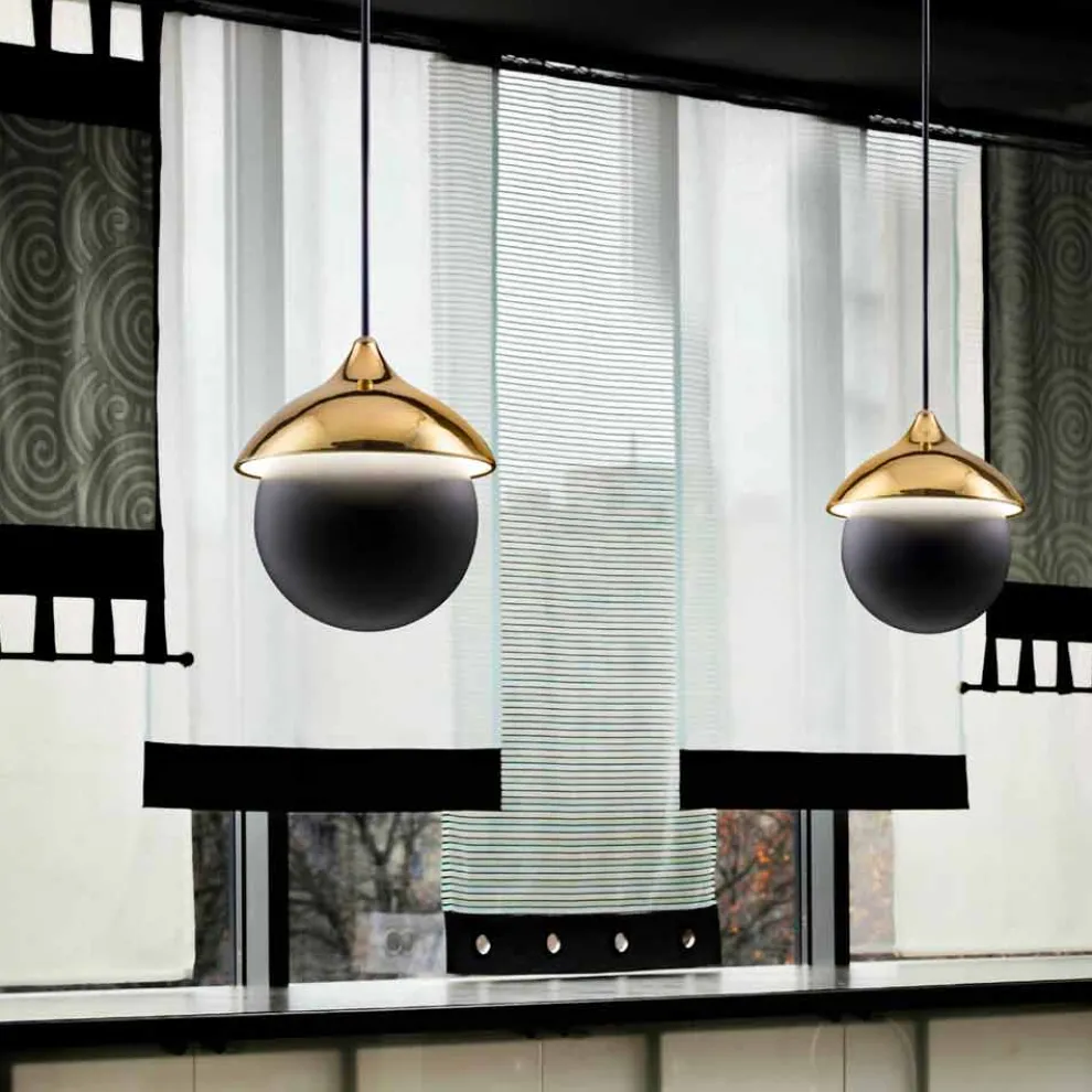 Moderne Hängeleuchte aus Keramik Gli Illustri 9 Aldo Bernardi