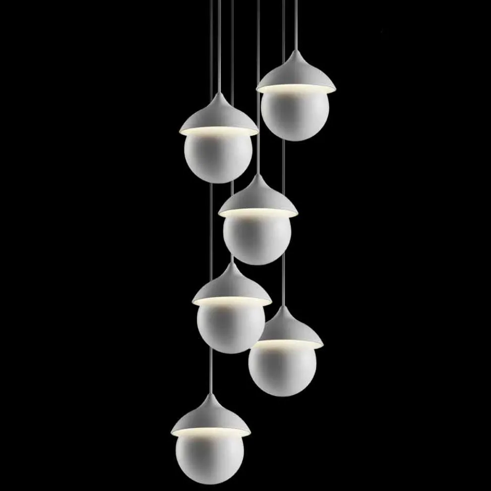 Moderne Hängeleuchte aus Keramik Gli Illustri 9 Aldo Bernardi