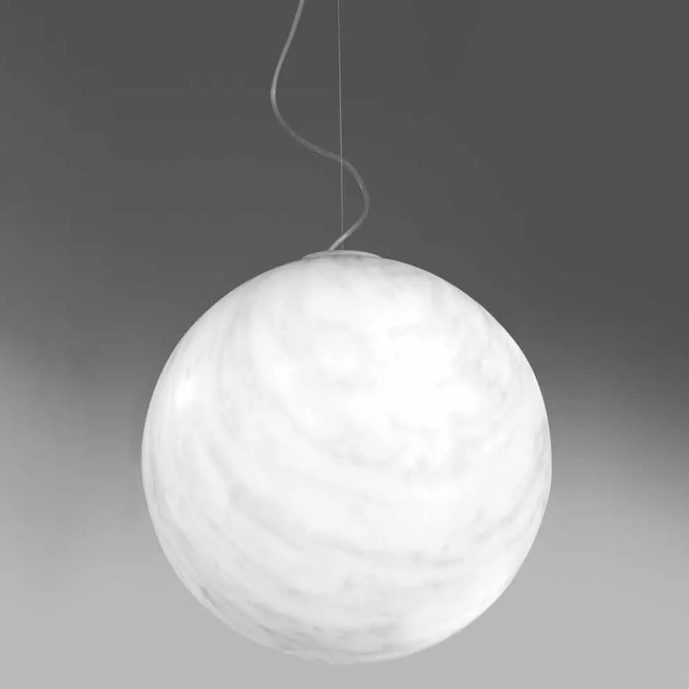 Moderne Kugelpendelleuchte aus Polyethylen Slide Mineral