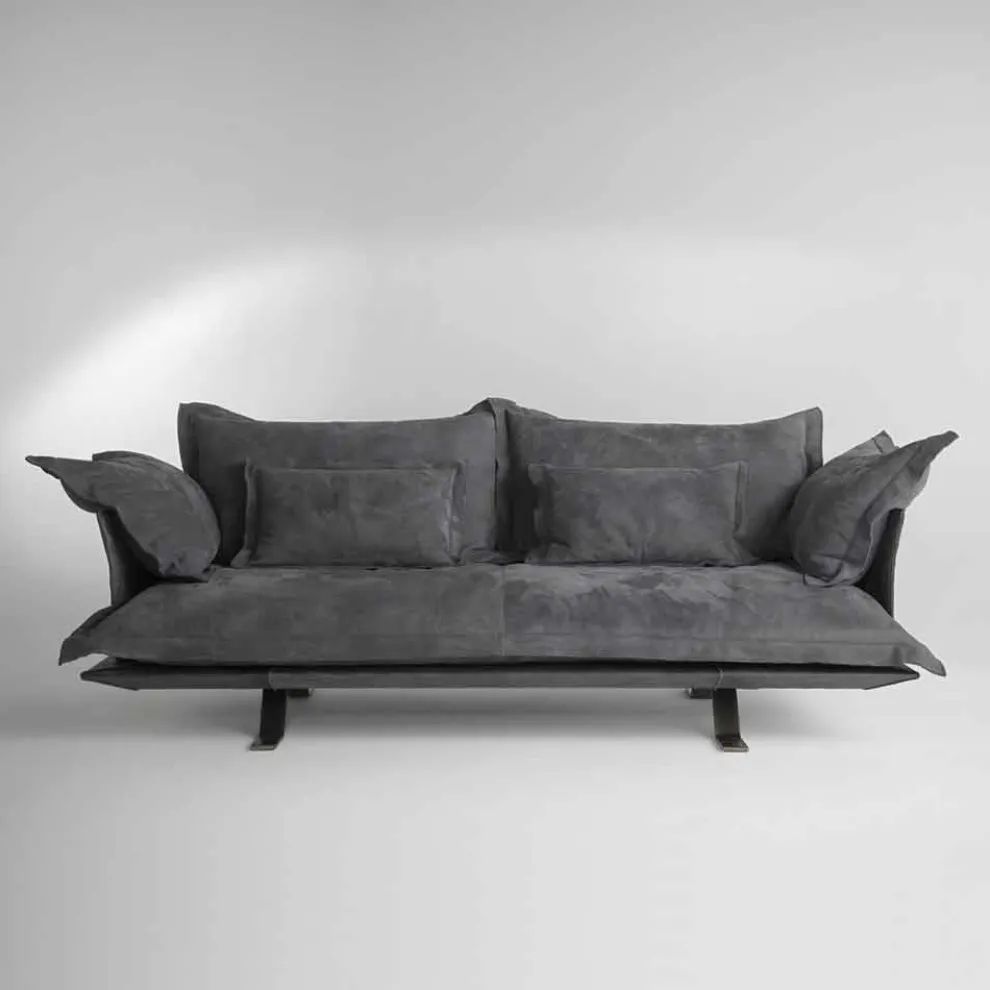 Moderne Ledercouch Shita 170, 220 oder 250 cm