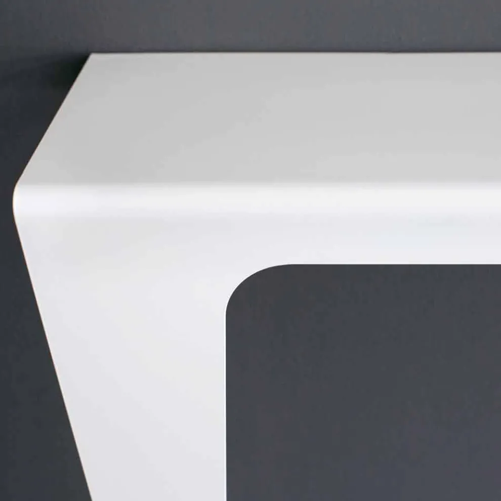 Moderne Minimal Design Konsole aus farbigem Metall Made in Italy - Benjamin