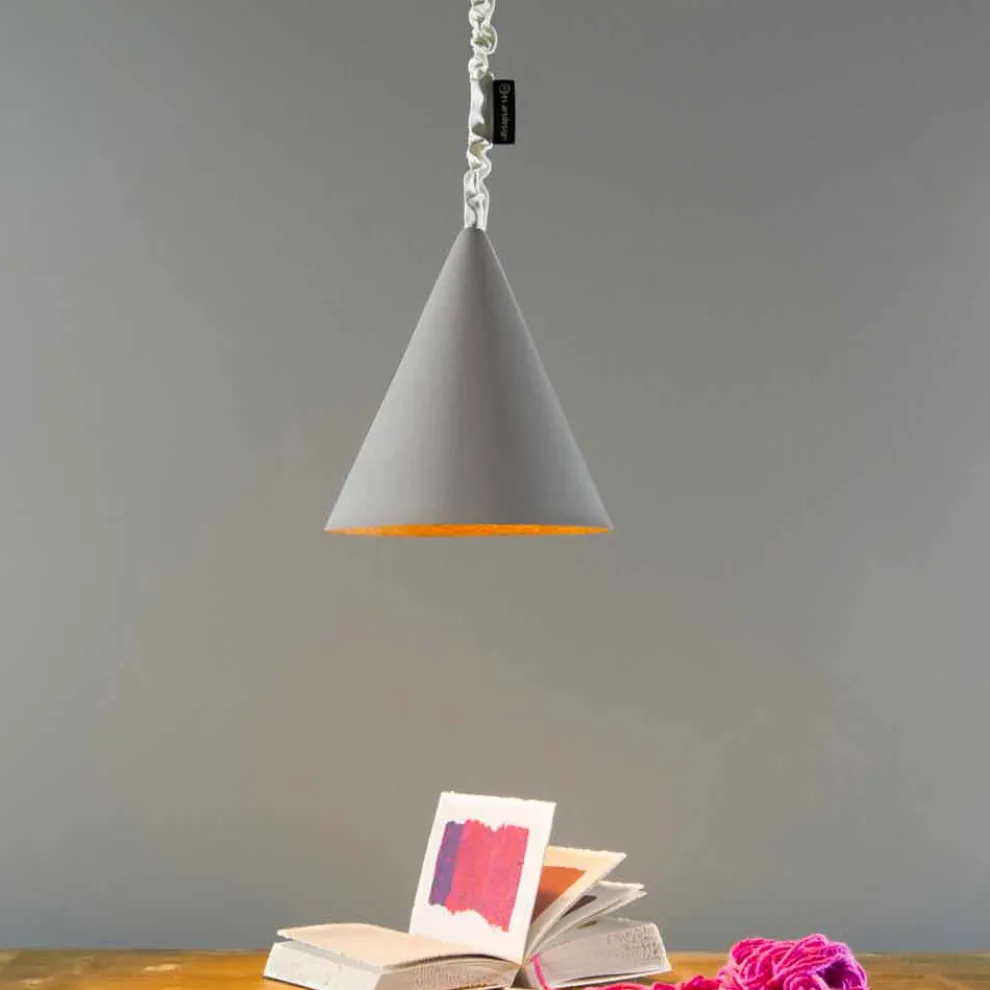 Moderne Pendelleuchte In-es.artdesign Jazz Cement-Zement