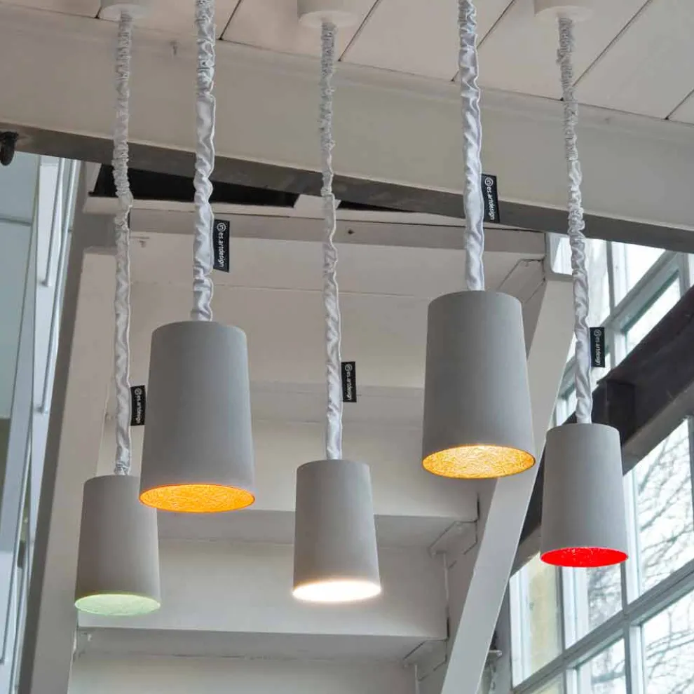 Moderne Pendelleuchte In-es.artdesign Paint Painted Beton