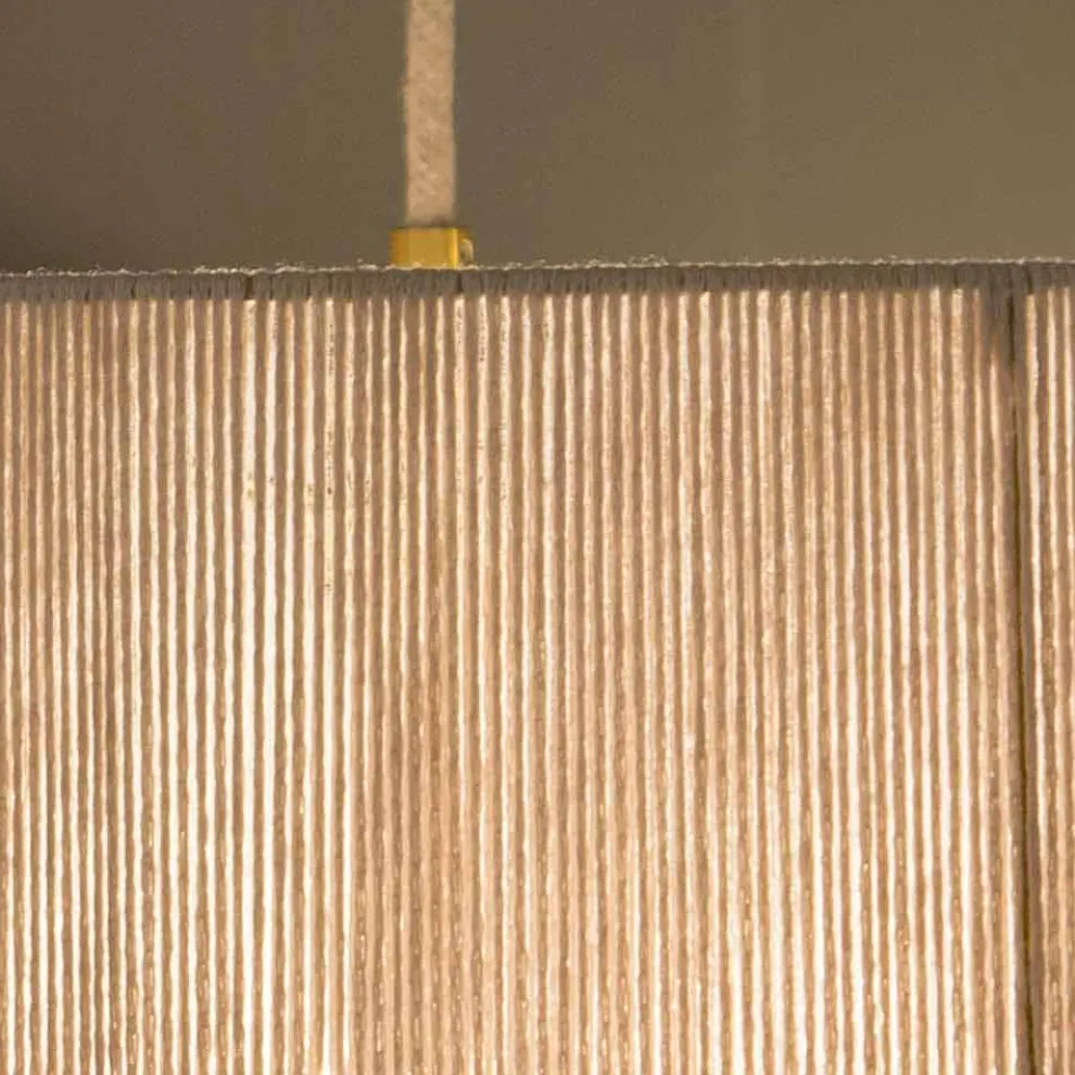 Moderne Pendelleuchte aus Wolle Made in Italy Evita