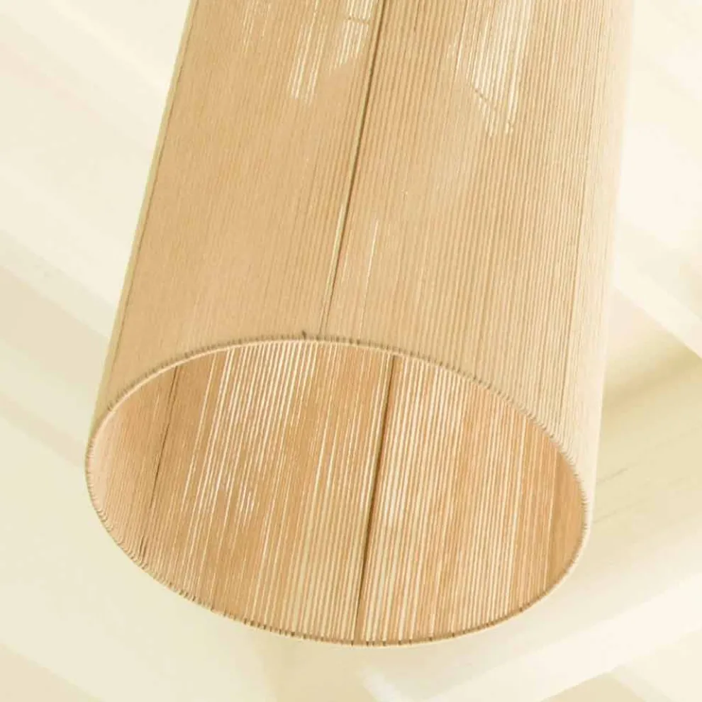 Moderne Pendelleuchte aus Wolle Made in Italy Evita