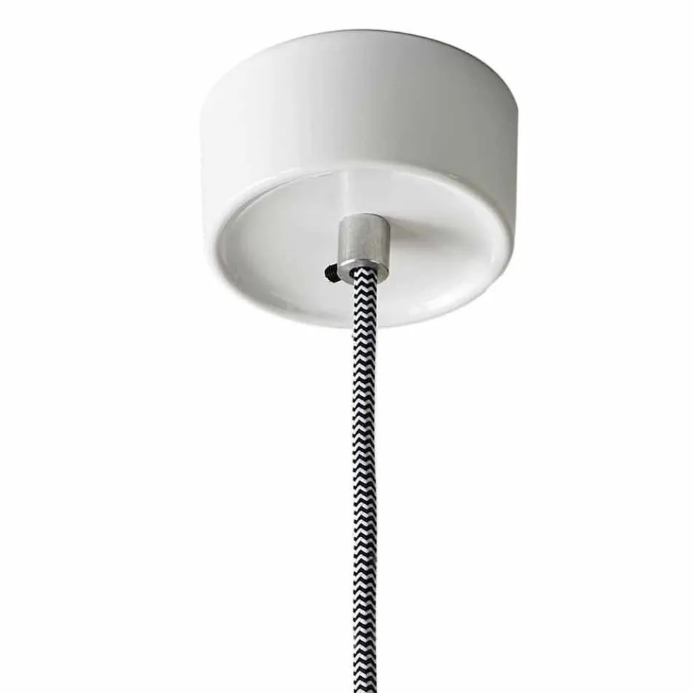 Moderne Pendelleuchte aus farbiger Keramik in Italien, Asien