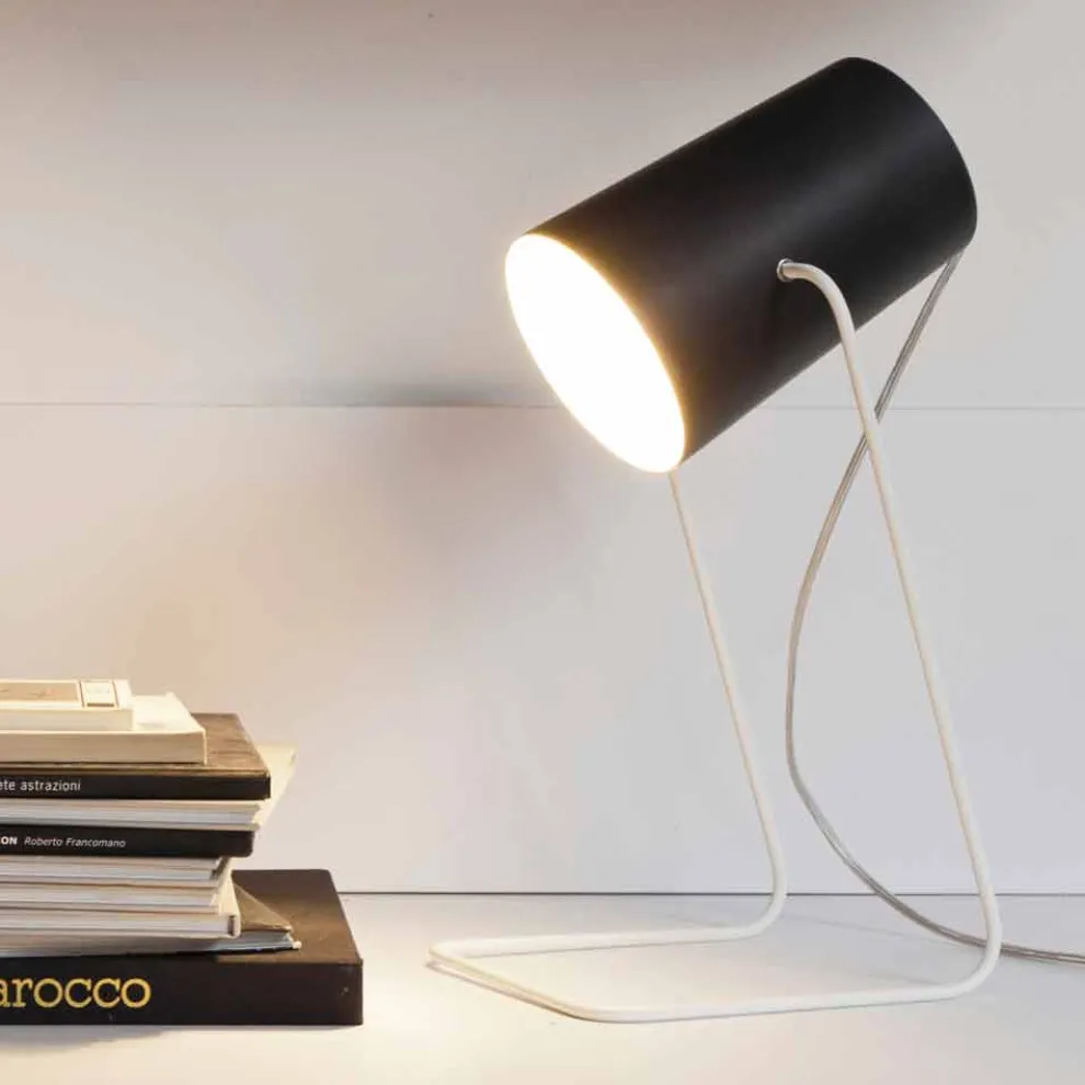 Moderne Tischlampe In-es.artdesign Paint T-Tafeleffekt