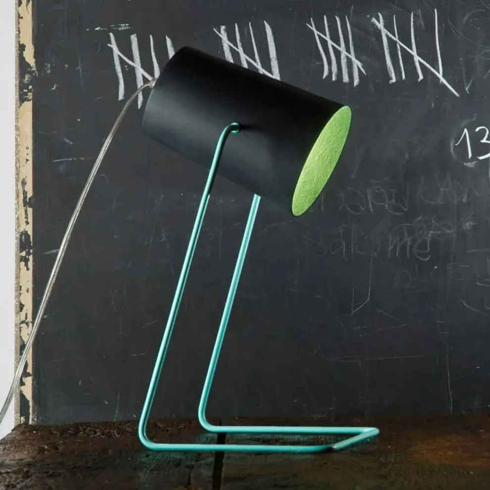 Moderne Tischlampe In-es.artdesign Paint T-Tafeleffekt