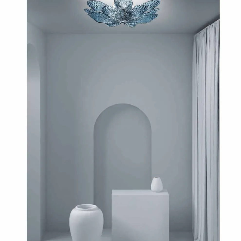 Moderne venezianische Deckenlampe aus Glas, handgefertigt in Italien - Minos