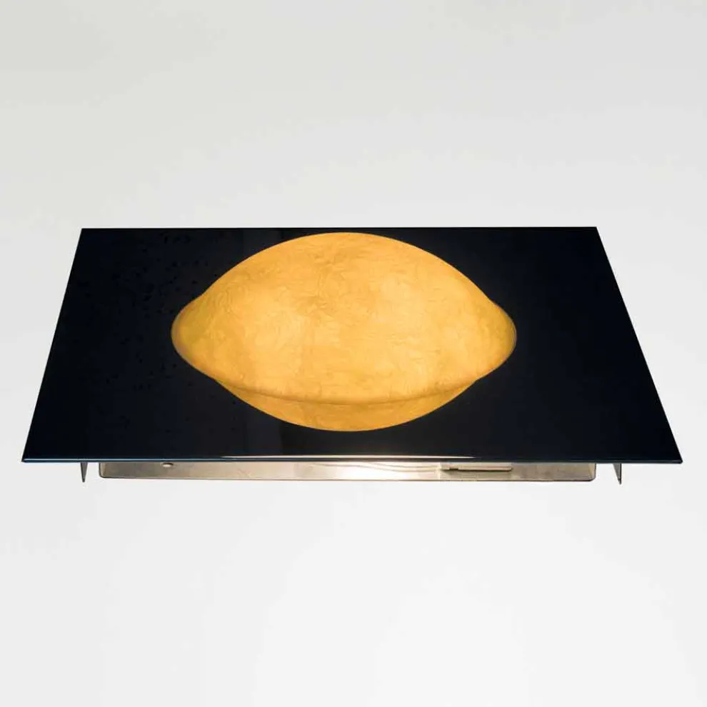 Moderne Wandlampe In-es.artdesign Waschmaschine aus Nebulite