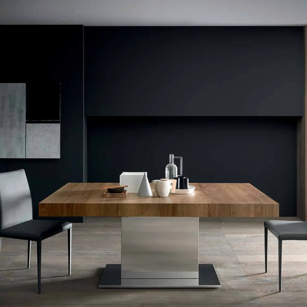 Moderner ausziehbarer Tisch Bis zu 480 cm aus Holz Made in Italy - Michael