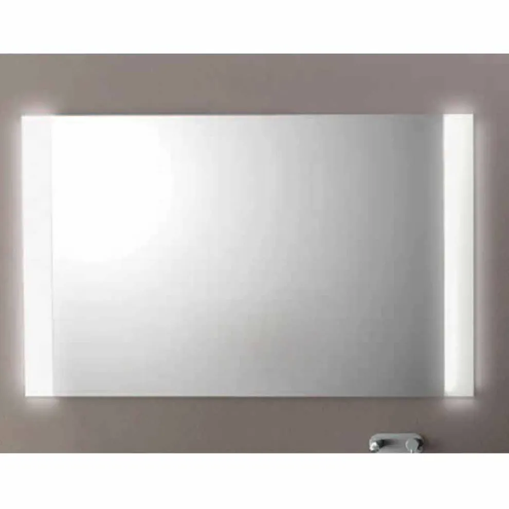Moderner Badezimmerspiegel mit LED-Beleuchtung, L1200x H 900 mm, Agata