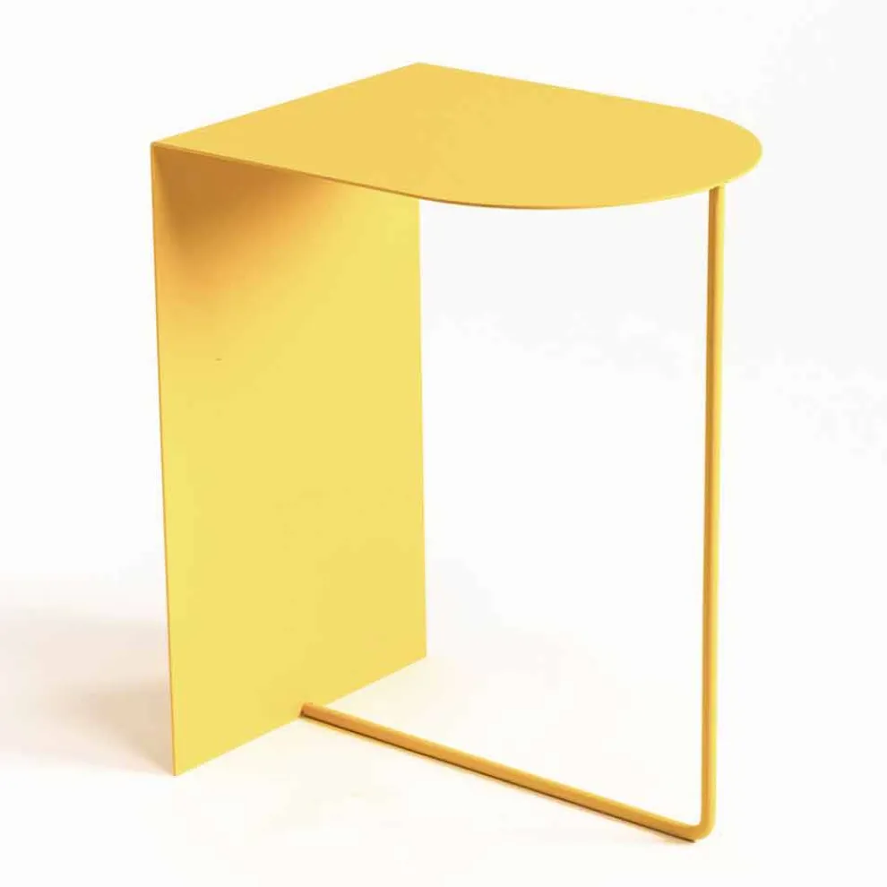 Moderner Boden-Zeitungsständer aus farbigem Stahl Made in Italy - Marinella