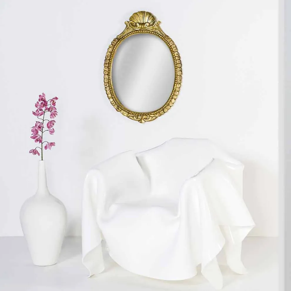 Moderner Design-Sessel aus weißem Plexiglas Paris, hergestellt in Italien