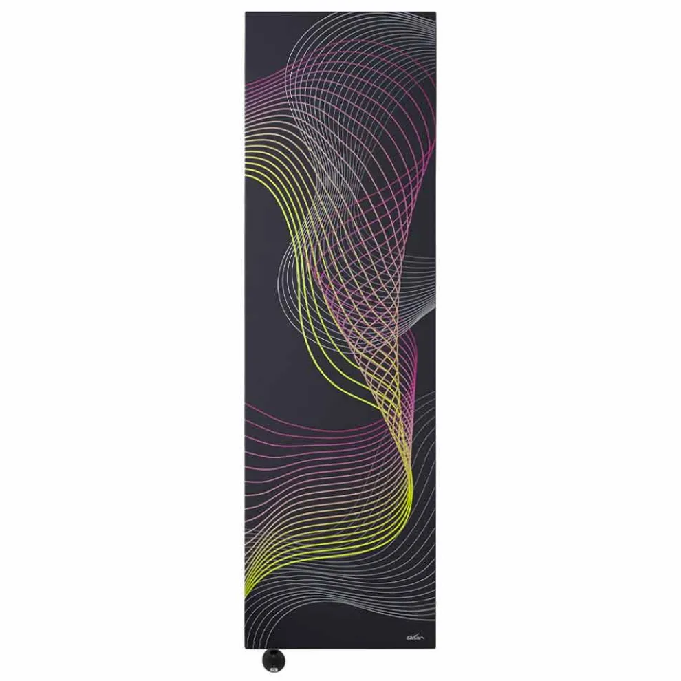 Moderner elektrischer Wandkühler aus Stahl mit 1000 Watt Dekoration - Kelvin