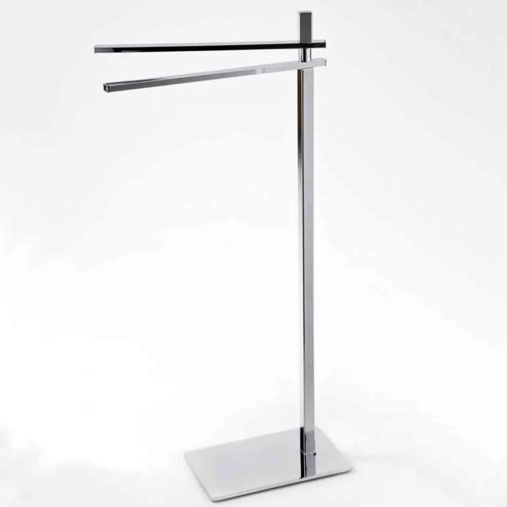 Moderner Handtuchhalter mit 2 Eisenarmen Made in Italy - Cali