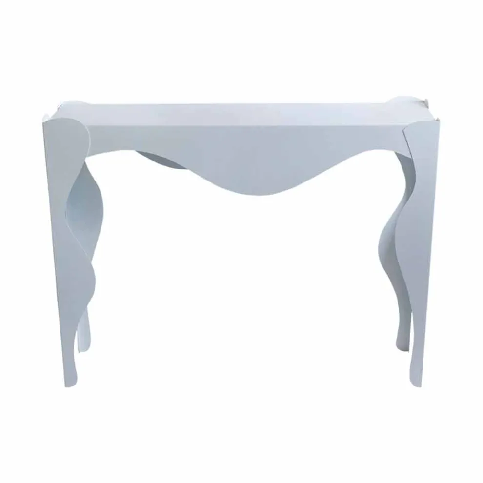 Moderner Konsolentisch aus farbigem Eisen Made in Italy - Gertrude