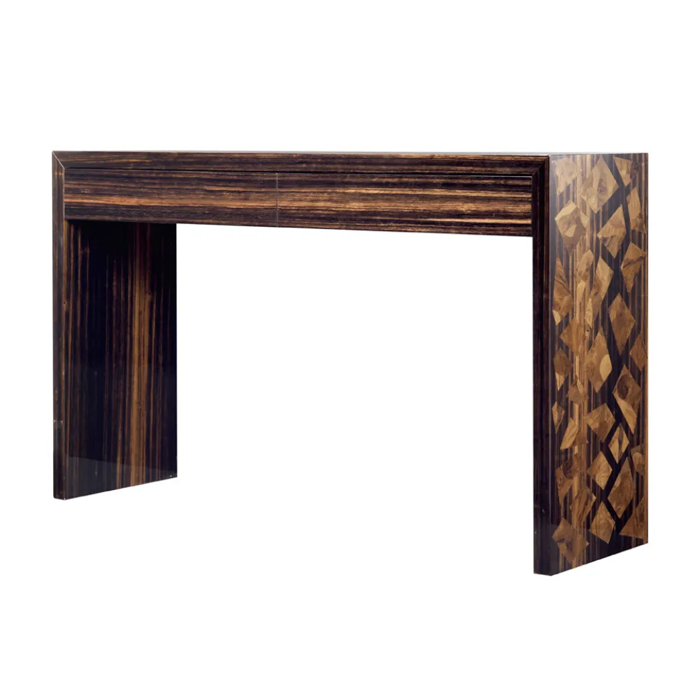 Moderner Konsolentisch aus Ebenholz Grilli Zarafa made in Italy