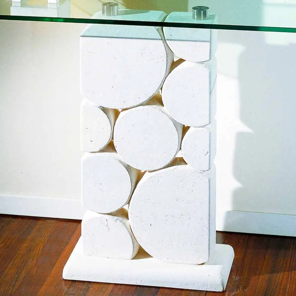 Moderner Konsolentisch aus Kristall und Stein Hosios