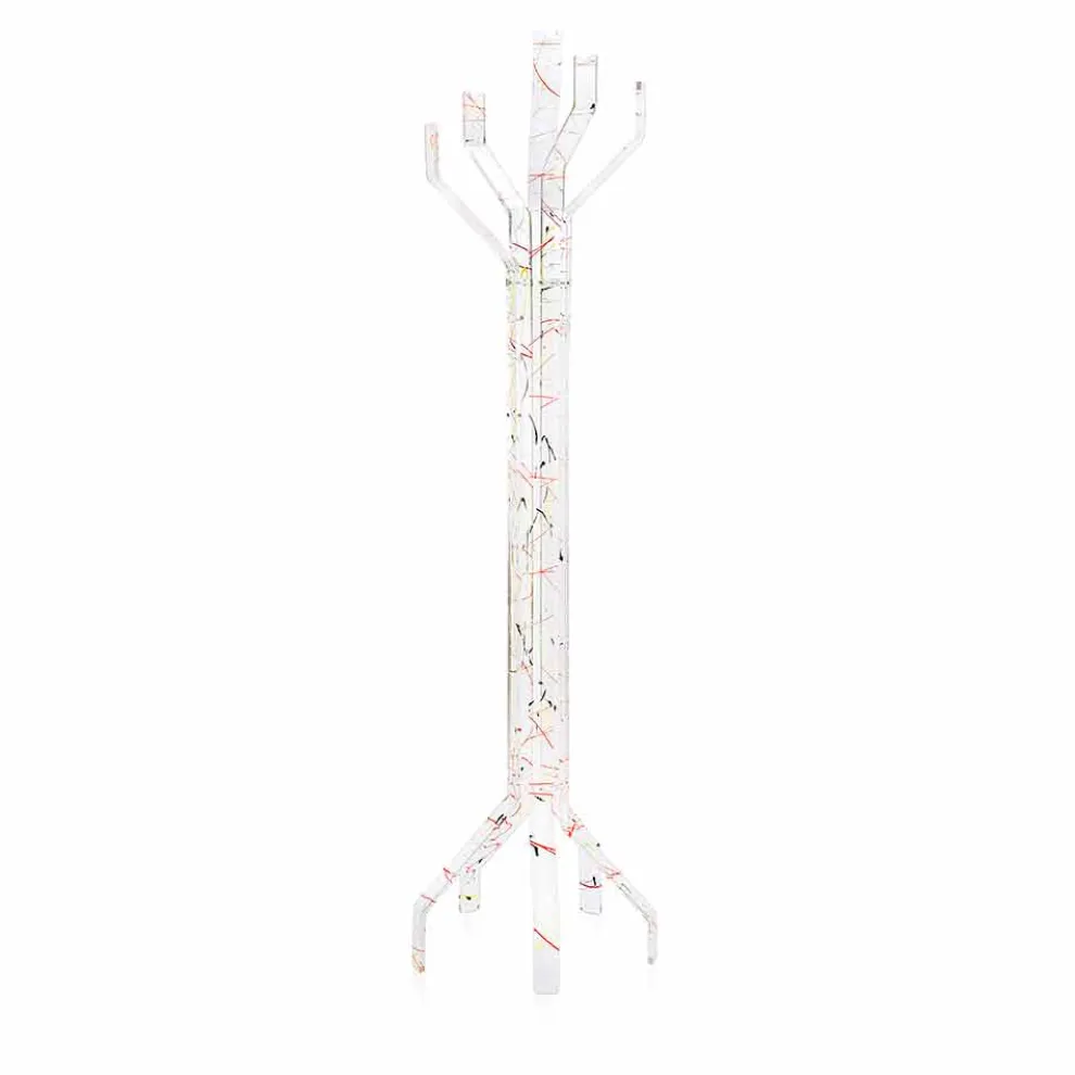 Moderner, mehrfarbiger Bodengarderobenständer aus Andrea, Italien