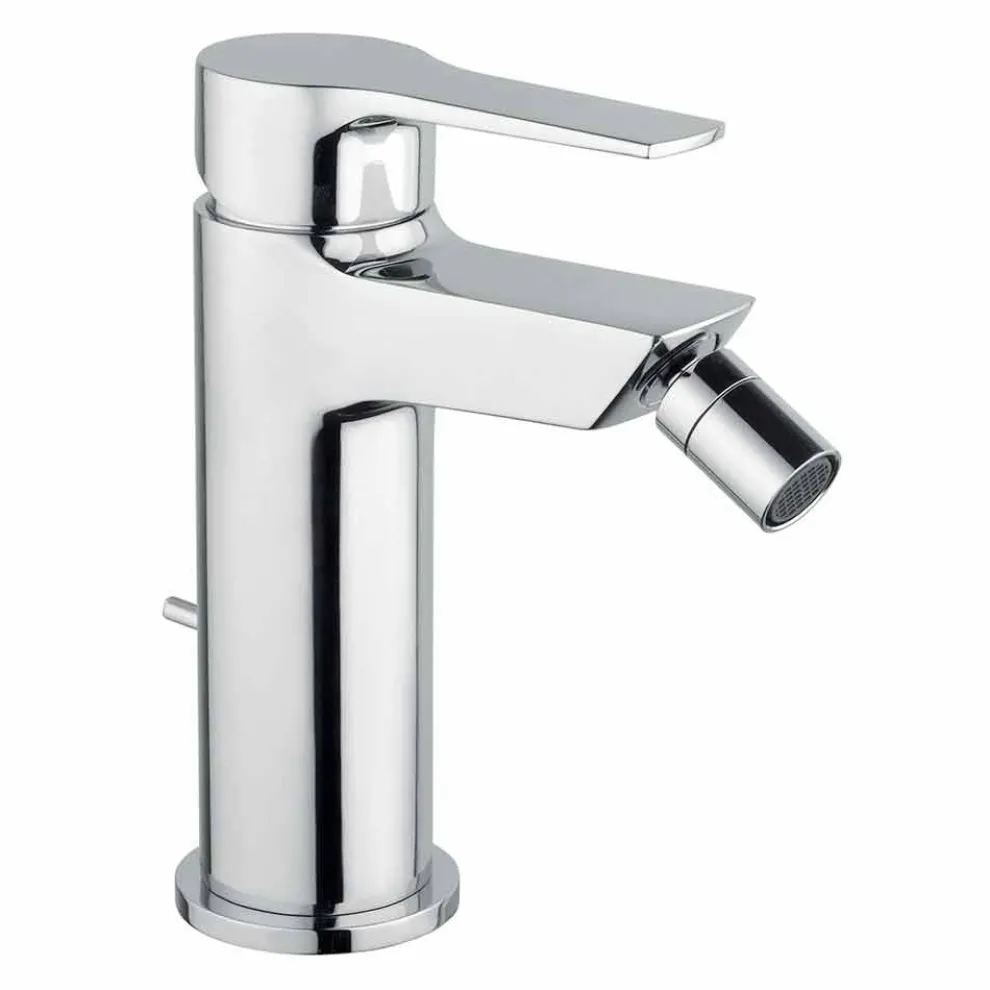 Moderner Messing Bidet Mixer mit Abfluss Made in Italy - Sindra
