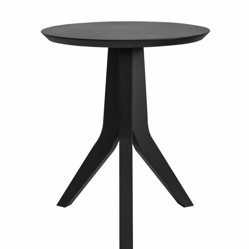 Moderner runder Entwurf schwarz lackierter Couchtisch aus Holz - Sperone