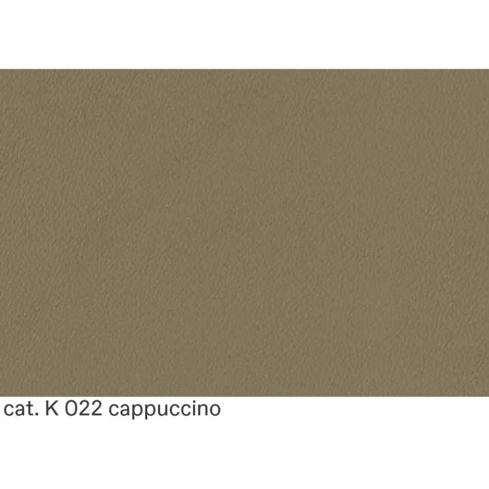 Moderner Stahlstuhl mit Luxus-Ledersitz Made in Italy - Beniamino