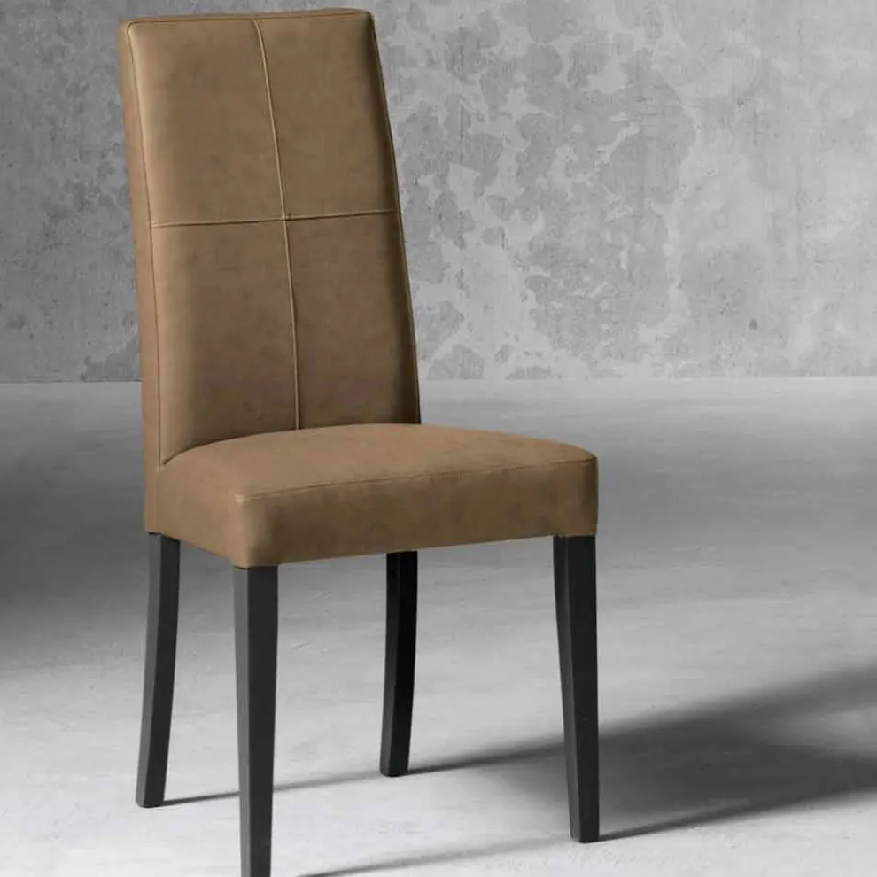 Moderner Stuhl aus Buchenholz, hergestellt in Italien, Ponza