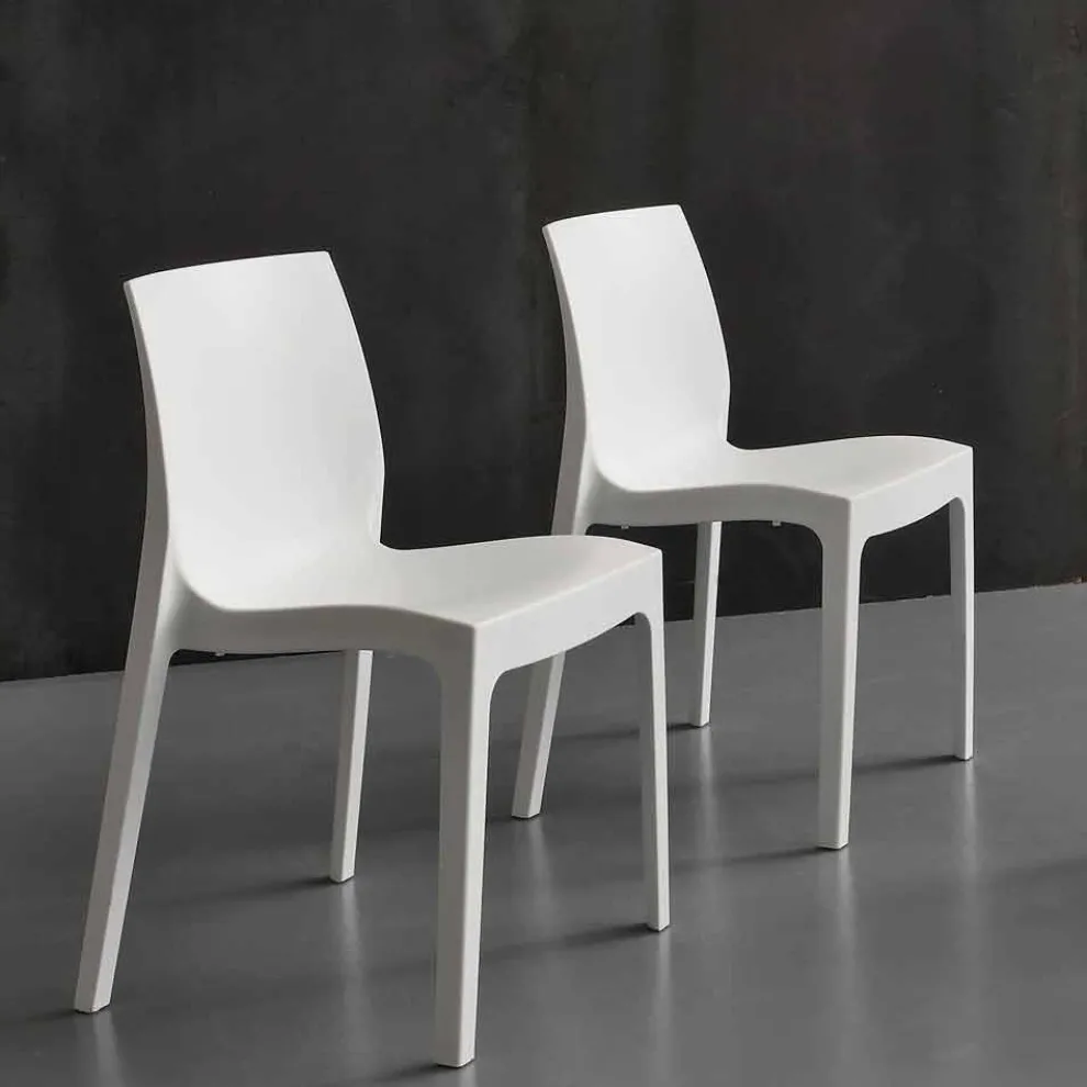Moderner Stuhl aus Polypropylen Imperia