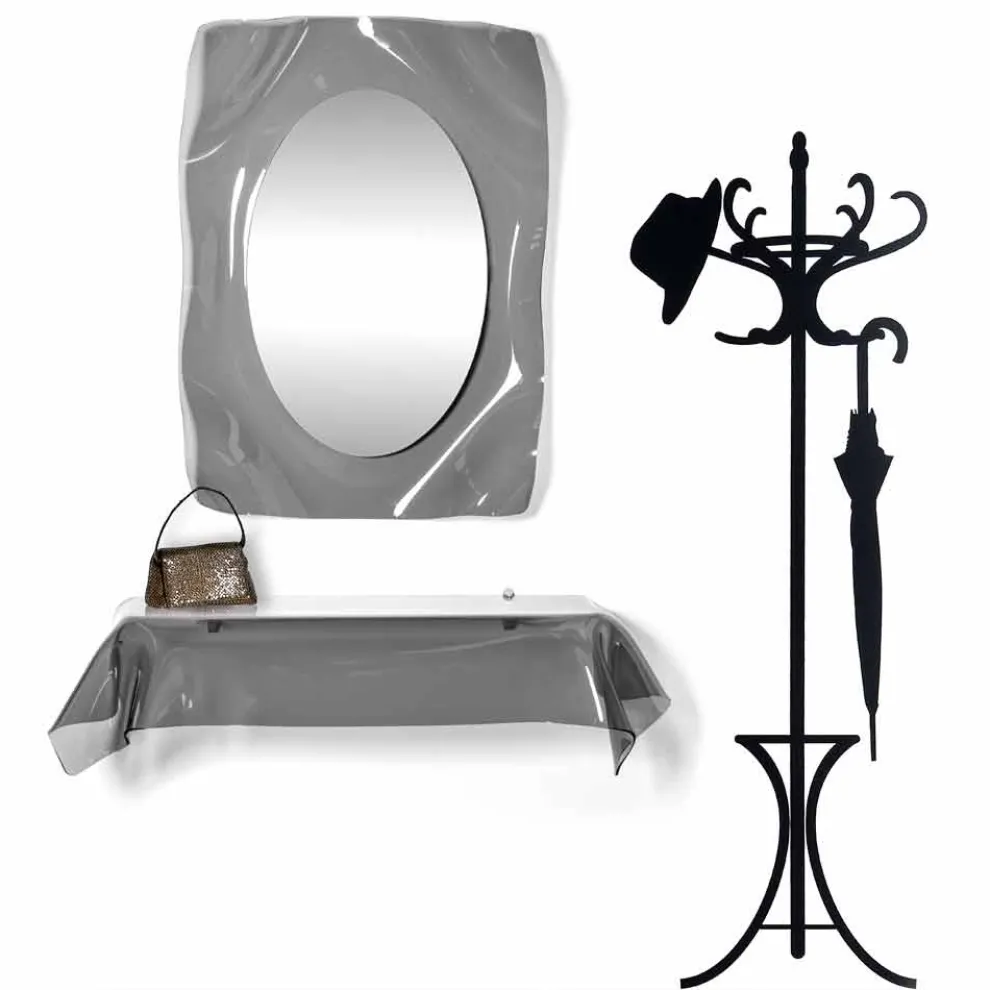 Moderner Wandspiegel der Diva geraucht, hergestellt in Italien