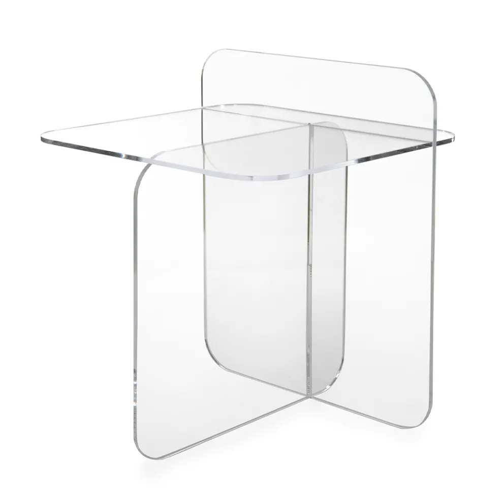 Moderner Wohnzimmer-Couchtisch aus Plexiglas, hergestellt in Italien – Ariel