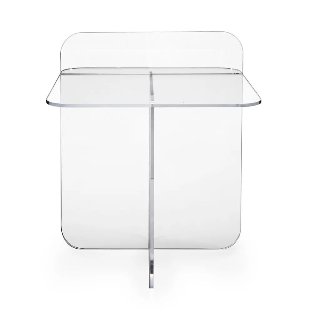 Moderner Wohnzimmer-Couchtisch aus Plexiglas, hergestellt in Italien – Ariel