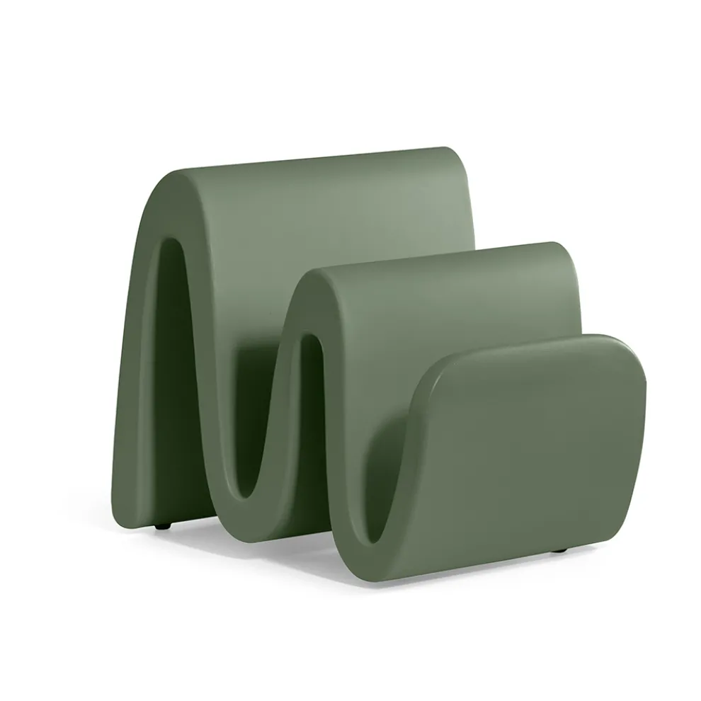 Moderner Zeitschriftenständer aus farbigem Polyethylen Made in Italy - Munoz