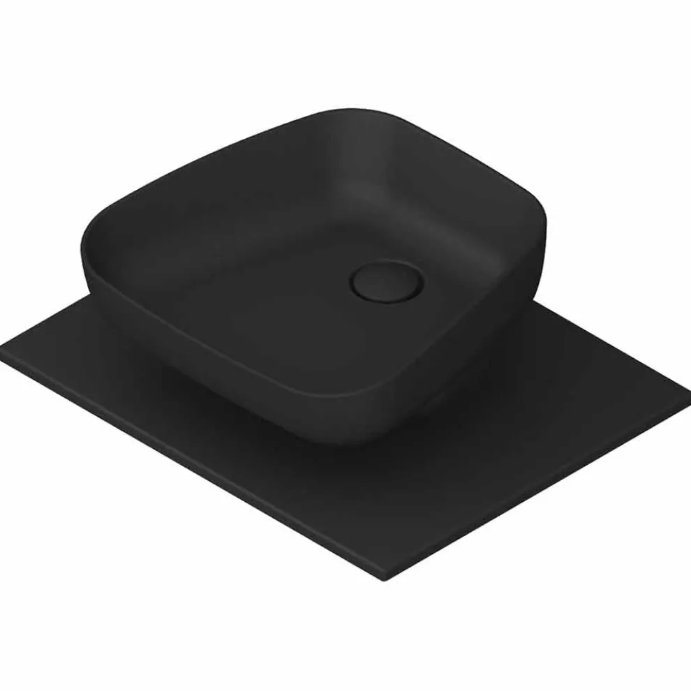 Modernes Aufsatzbecken aus italienischer Keramik, Reale