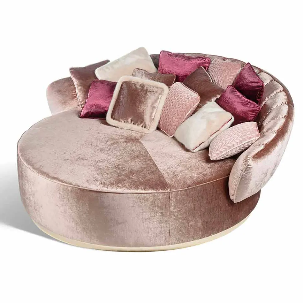 Modernes Design Daybed Belle 2, hergestellt in Italien, Stoffbezug