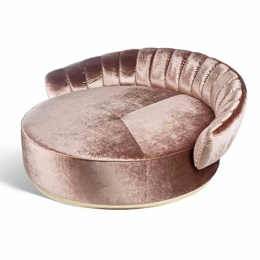 Modernes Design Daybed Belle 2, hergestellt in Italien, Stoffbezug