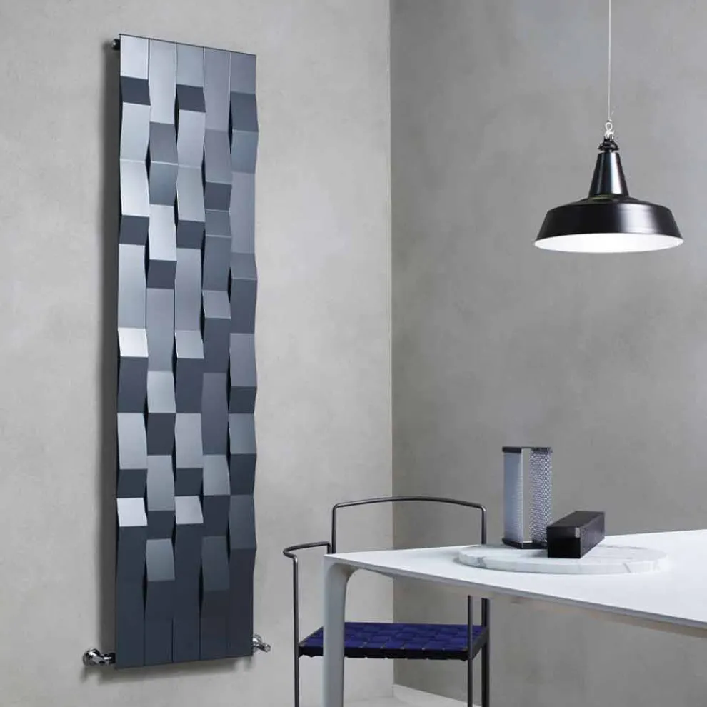 Modernes Design Hydraulischer Wandkühler aus Stahl bis 1003 Watt - Stein