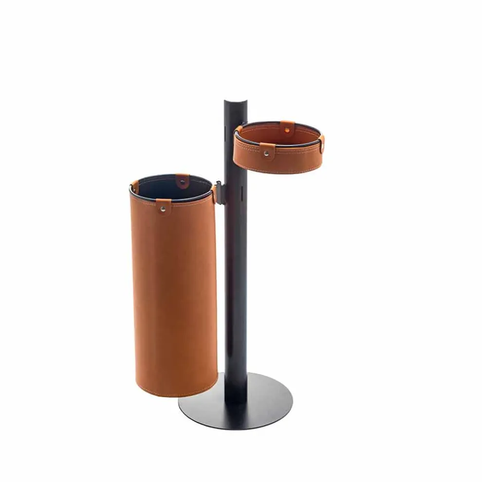 Modernes Design Leder Kleiderbügel Made in Italy - Adelfo