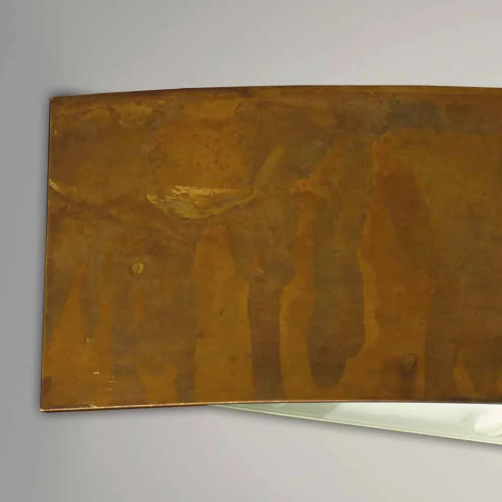 Modernes Design Messing Wandleuchte 47xH8x th 8 cm Blandine