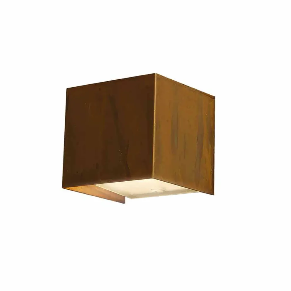 Modernes Design Messing Wandleuchte 9x H 9x th 9 cm Venere