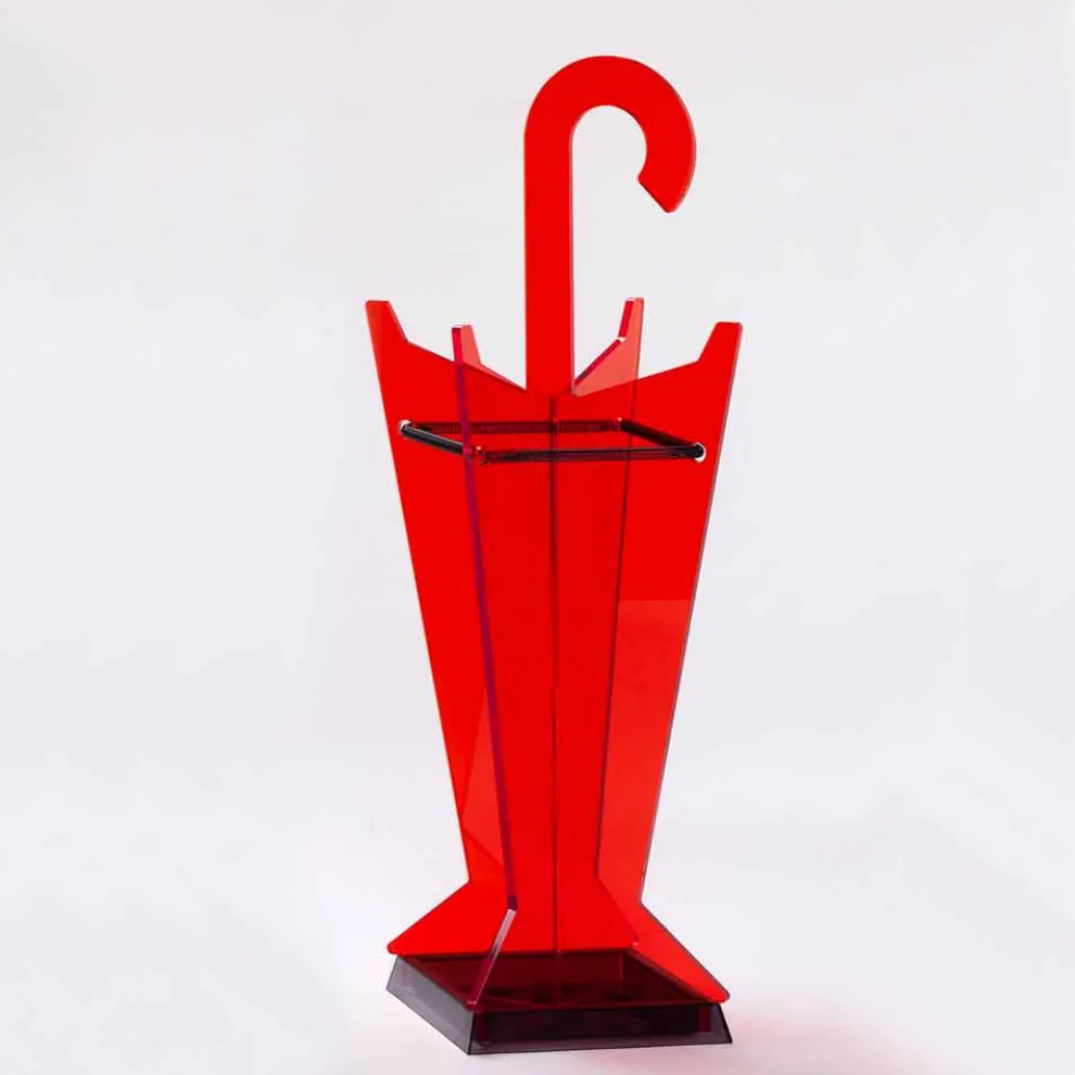 Modernes Design Schirmständer aus farbigem Methacrylat Made in Italy - Daddy
