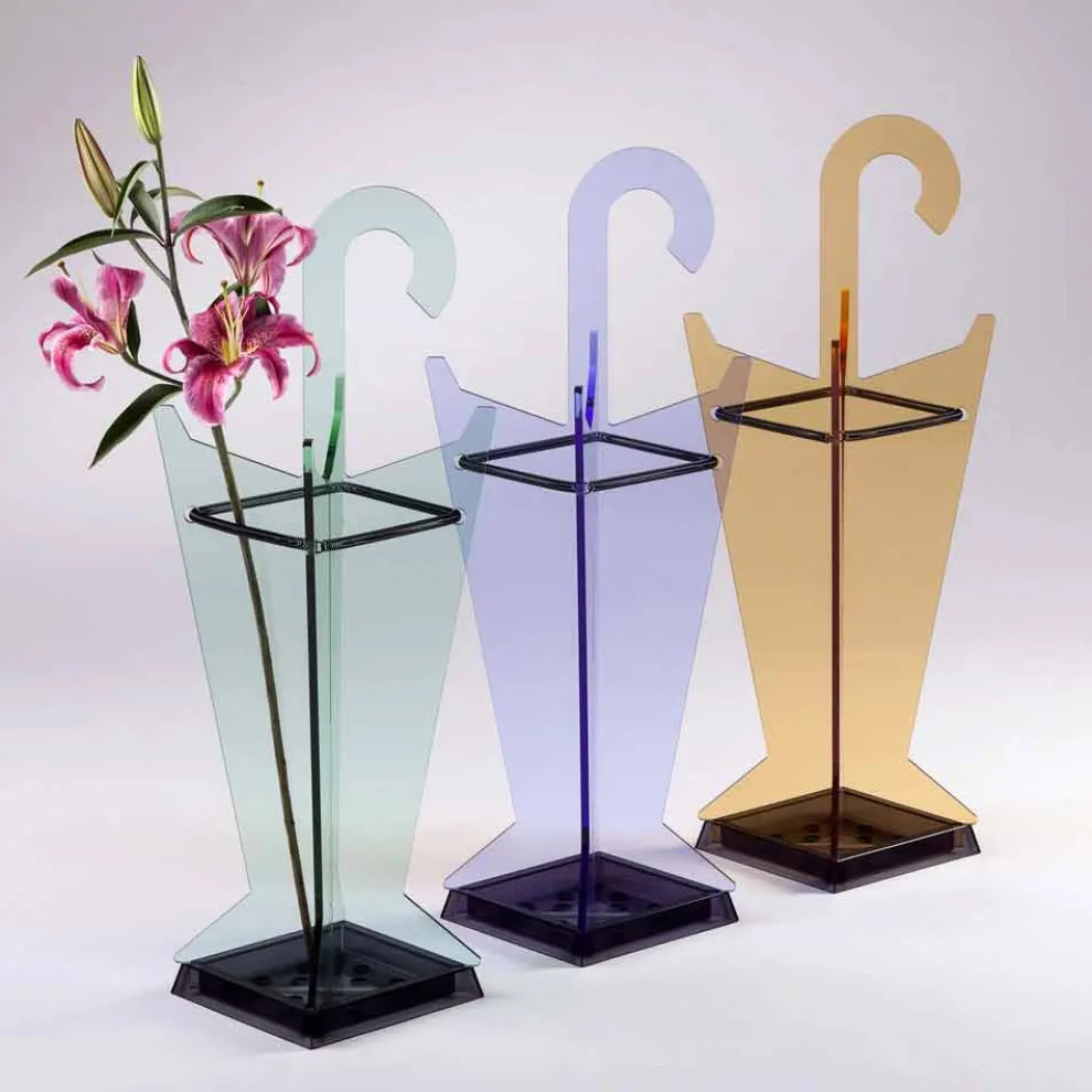 Modernes Design Schirmständer aus farbigem Methacrylat Made in Italy - Daddy