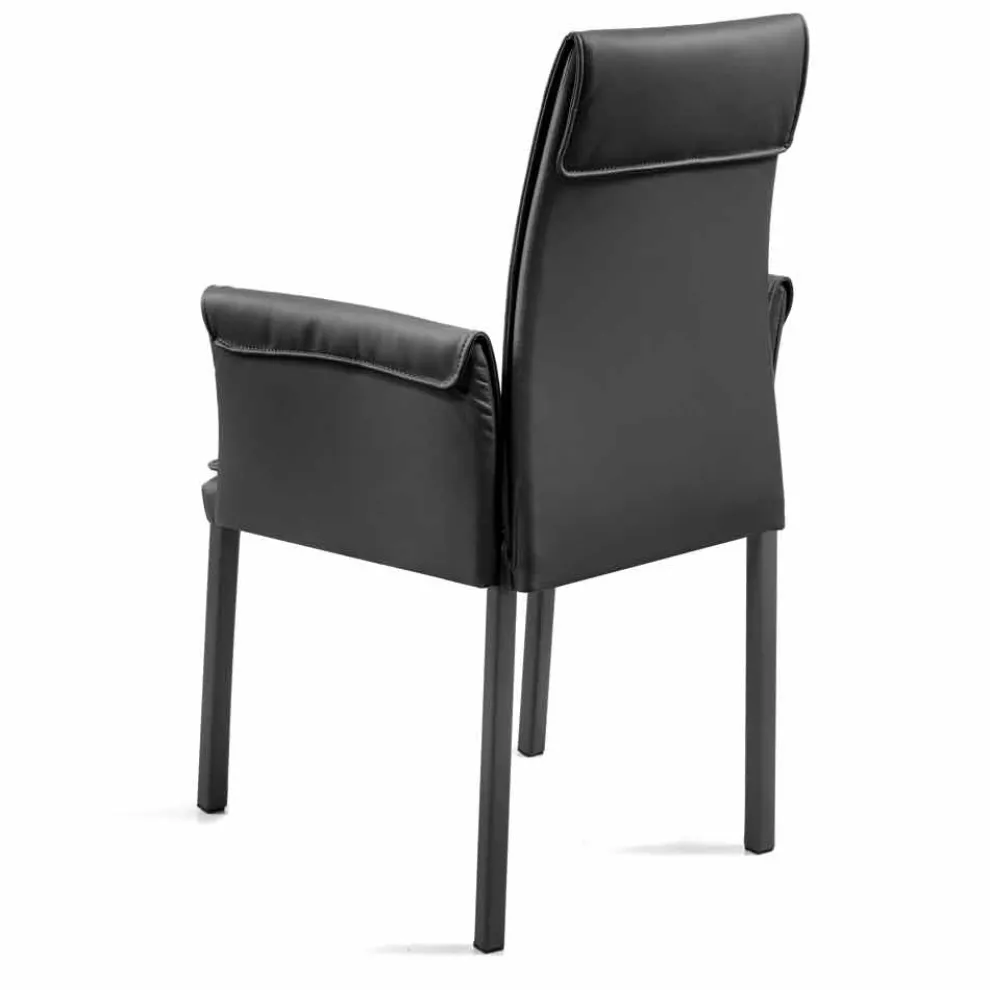 Modernes Design Sessel Design auf Kunstleder Bessie XL, made in Italy