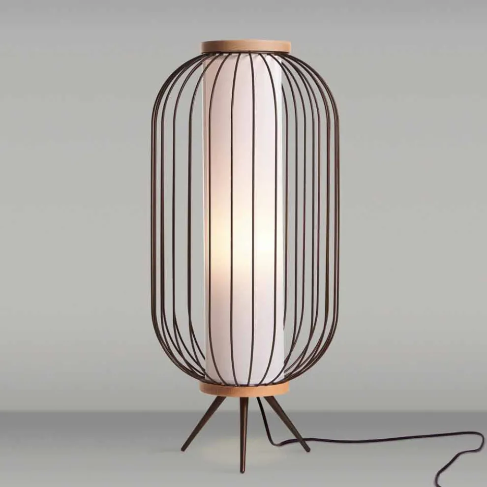 Modernes Design Stehlampe aus Stahl Durchmesser 37xH80 cm Fanny