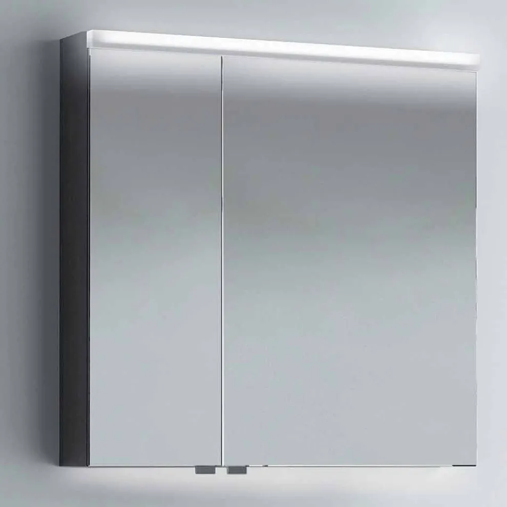 Modernes Design 2-türiger Spiegel, LED-Beleuchtung, Carol