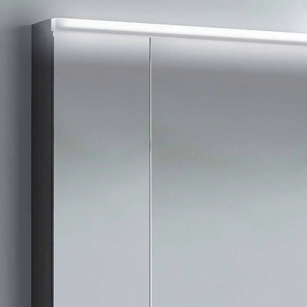 Modernes Design 2-türiger Spiegel, LED-Beleuchtung, Carol