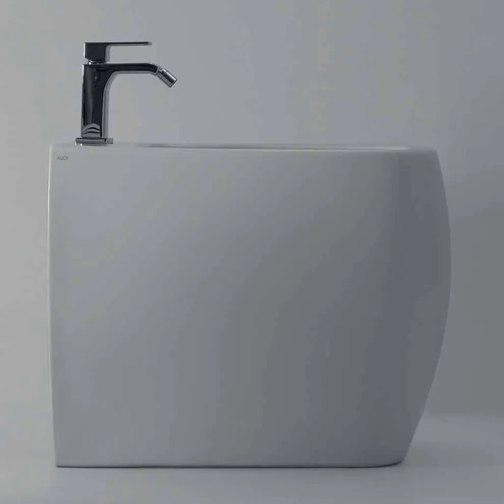Modernes Design-Bidet aus weißer Keramik, Gais, hergestellt in Italien