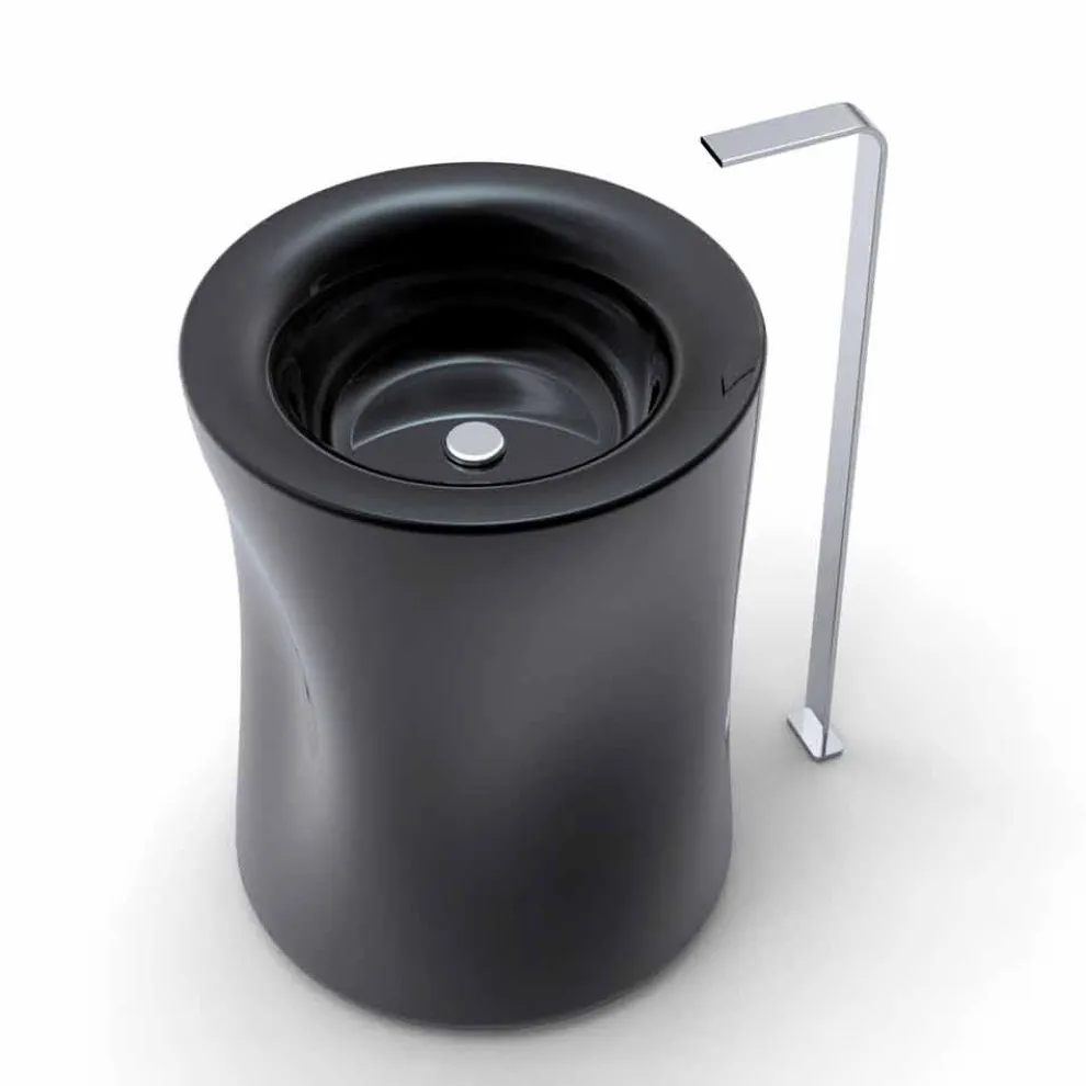 Modernes freistehendes Standwaschbecken, hergestellt in Italien, Syrakus